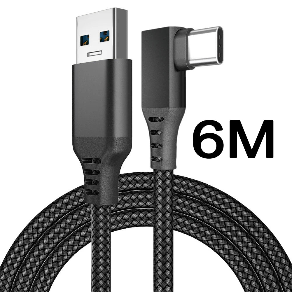 Link Cable 3 6 5M USB A To Type C For Oculus Quest 2 Quest2 Accessory Virtual Reality VR Glasses Smart 3D Helmet Headset Ocolus