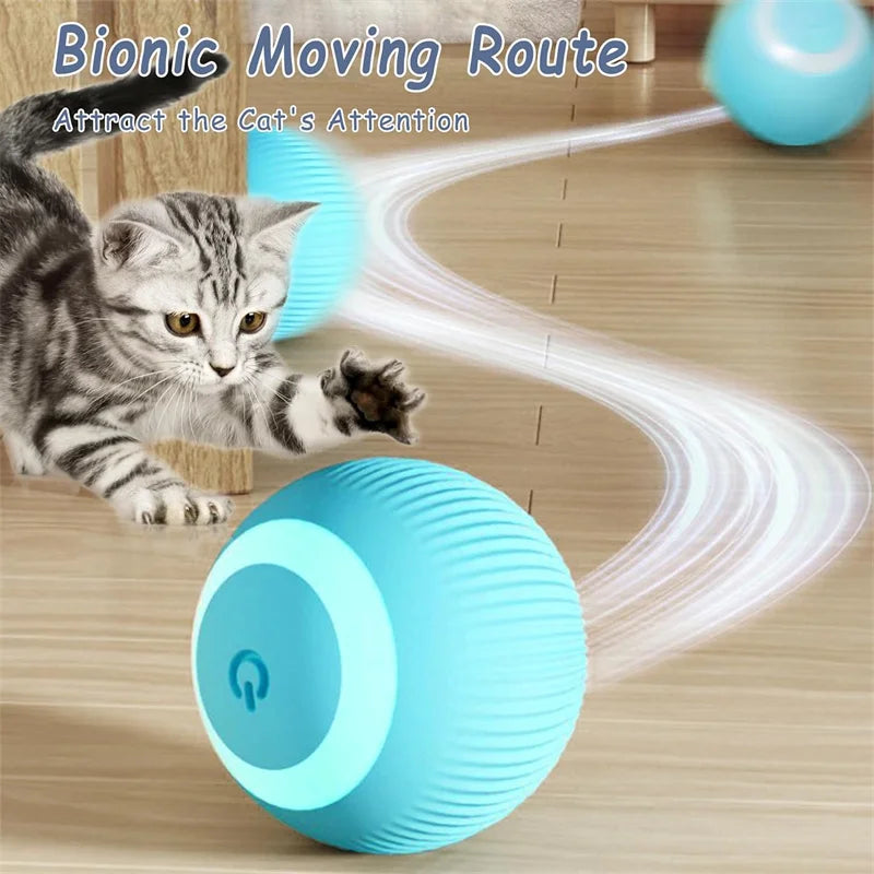 Smart Dog Toy Ball Electronic Interactive Pet Toy Moving Ball USB Automatic Moving Bouncing for Puppy Birthday Gift Cat Products